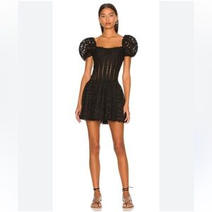 Charo Ruiz Mini Dress Black Size Small